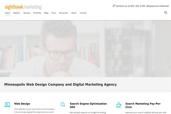 nighthawkmarketing.com site used Dante