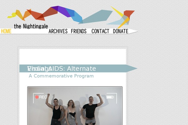 Nightingale theme site design template sample