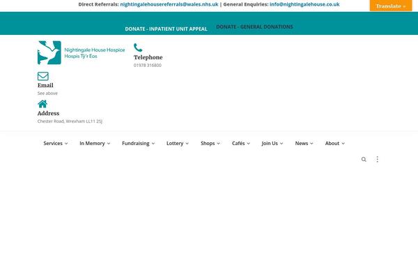 nightingalehouse.co.uk site used Charitab-wp