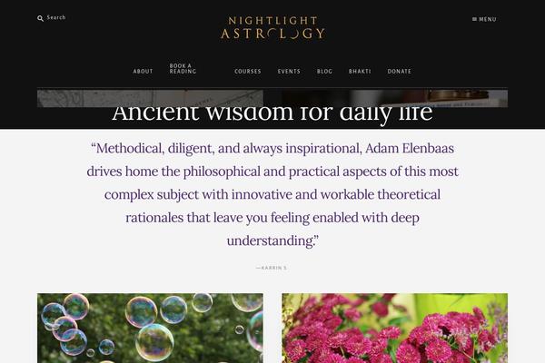 Site using Insert-pages plugin