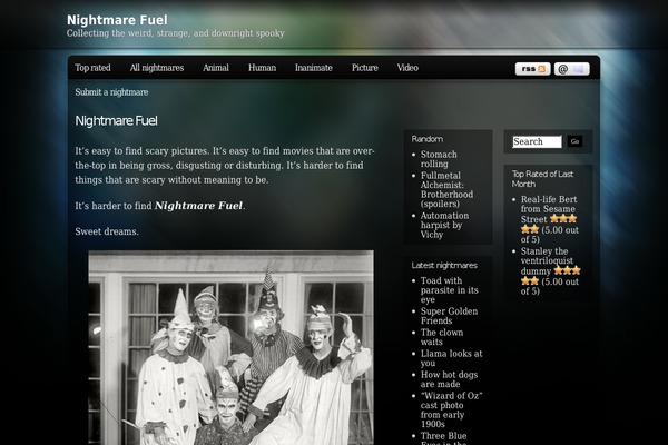 Pixel theme site design template sample