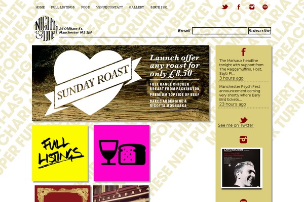 nightnday.org site used Nightandday