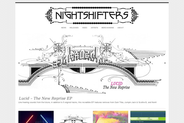 Organic_portfolio_white theme site design template sample