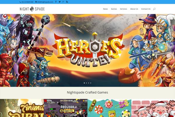 Divi theme site design template sample