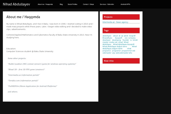Axis theme site design template sample