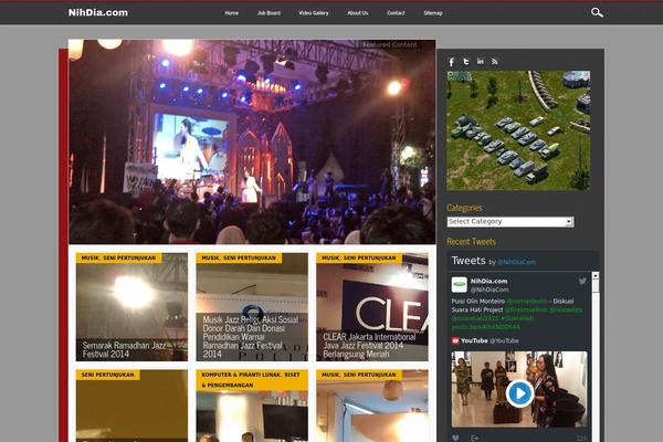 Noteworthy theme site design template sample
