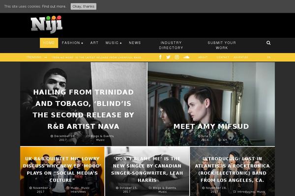 Valenti theme site design template sample