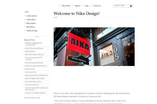 Ecommerce theme site design template sample