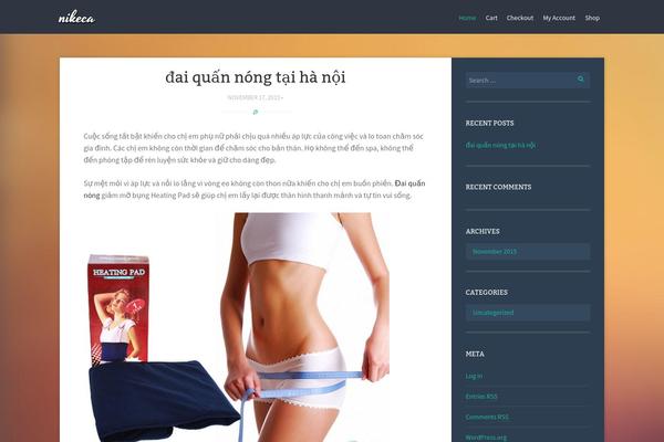 Story theme site design template sample