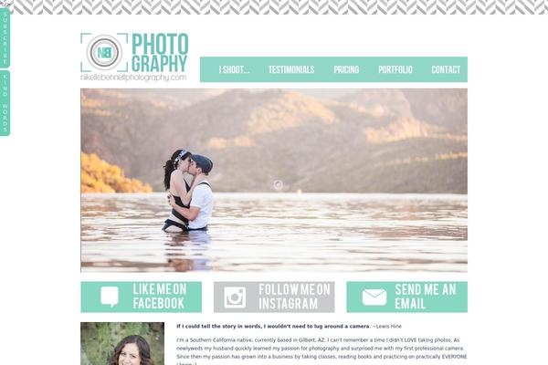 Prophoto4 theme site design template sample