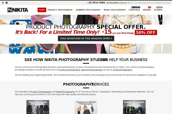 Porto theme site design template sample