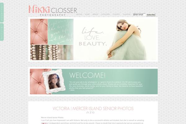 Prophoto4 theme site design template sample