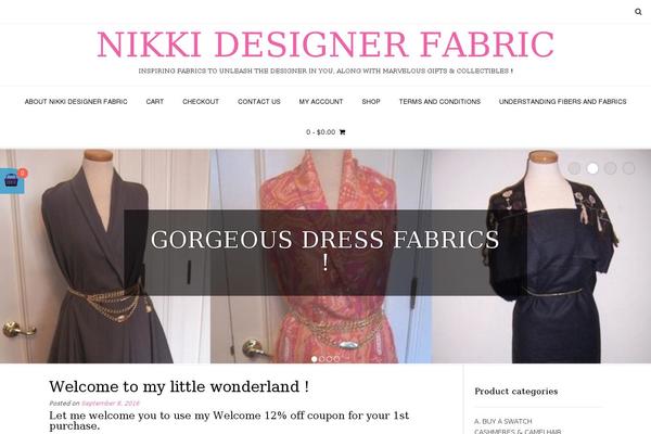 Vogue theme site design template sample