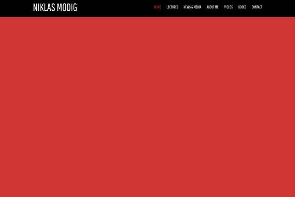 Site using Minimalist Twitter Widget plugin