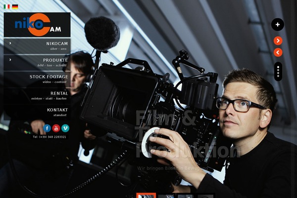 nikocam.com site used Kaleido