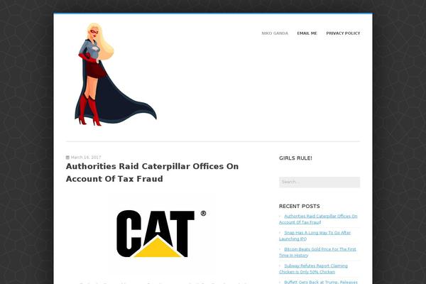 Enterprise Lite theme site design template sample