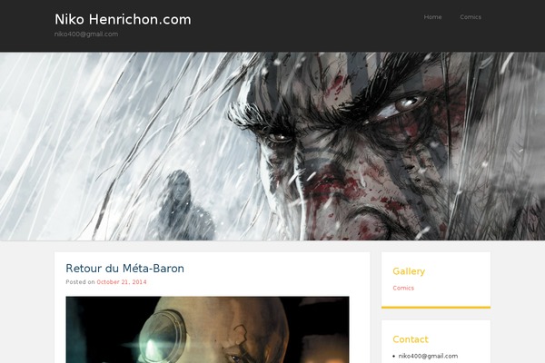 Superhero theme site design template sample