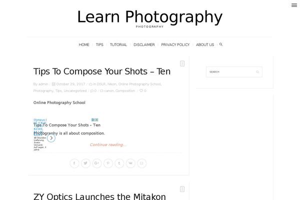 Vortex theme site design template sample
