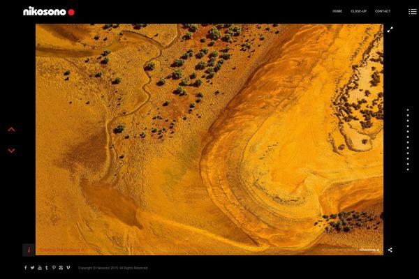 BORDER theme site design template sample