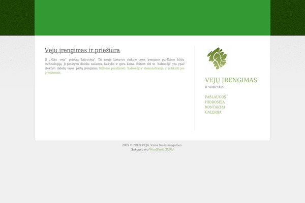 nikoveja.lt site used Twelve
