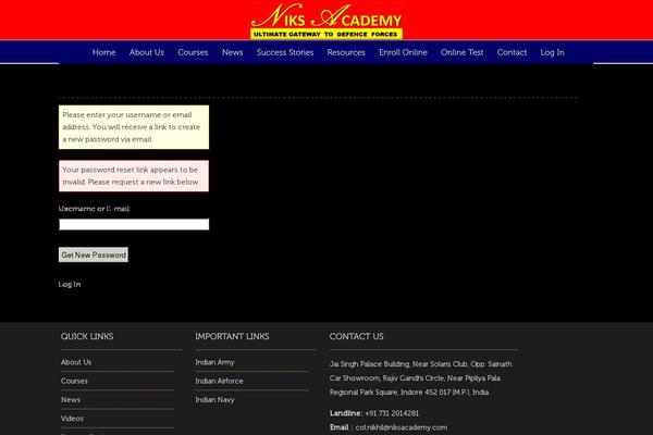 Site using Mn-contact-form plugin