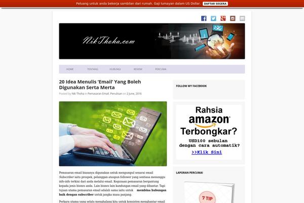 Nt theme site design template sample