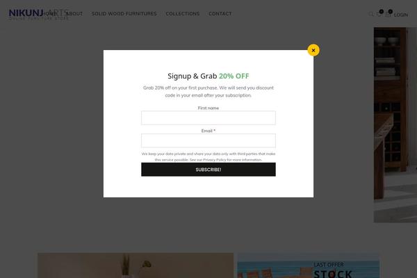 Site using Furnihaus-shortcodes plugin