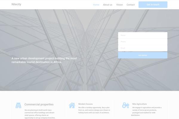 LeadEngine theme site design template sample