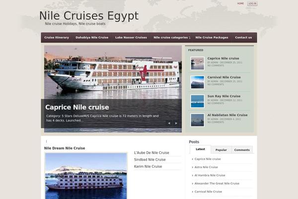 Journey theme site design template sample
