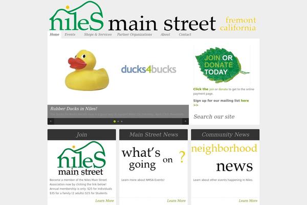 NonProfit theme site design template sample
