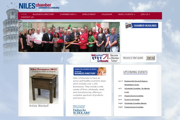 SimplePress theme site design template sample