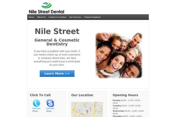 Responsive theme site design template sample