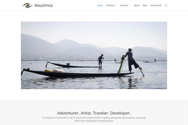 Divi theme site design template sample