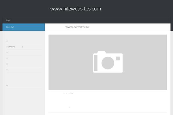nilewebsites.com site used Hueman