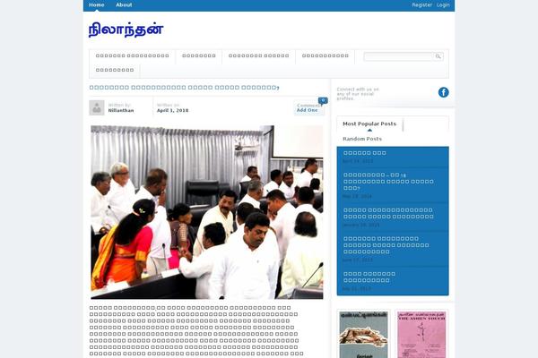News Leak theme site design template sample