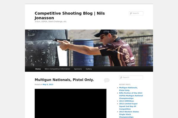 Twenty Eleven theme site design template sample