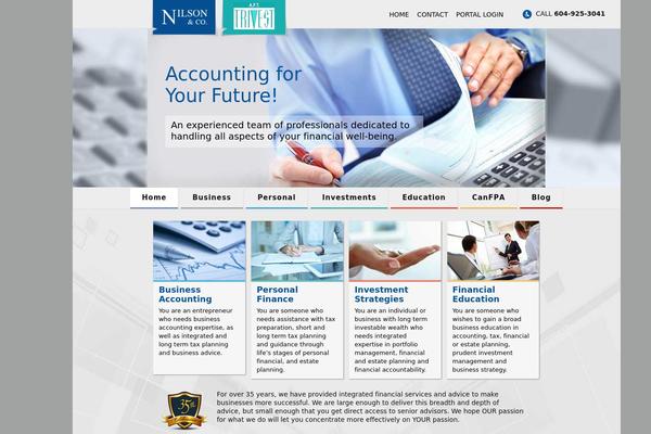 Thesis theme site design template sample