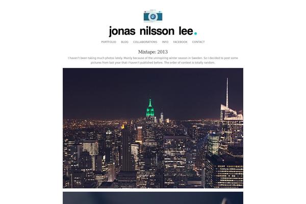Twenty Sixteen theme site design template sample