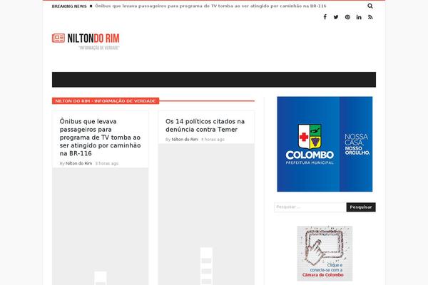 Magic Mag theme site design template sample