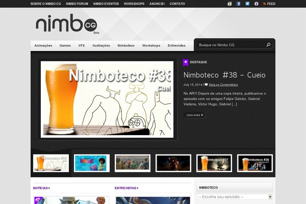 nimbo theme websites examples