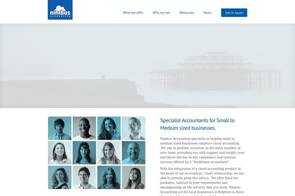 District theme site design template sample