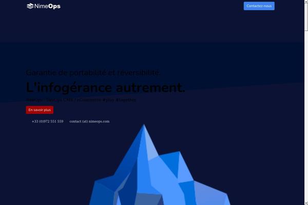 nimeops.com site used Waxom