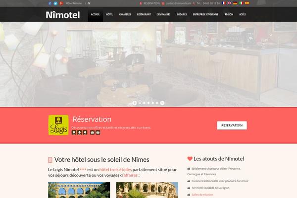 Tour Package theme site design template sample