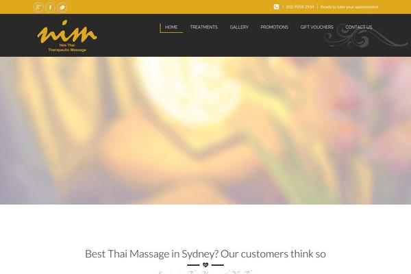 Spa Lab theme site design template sample