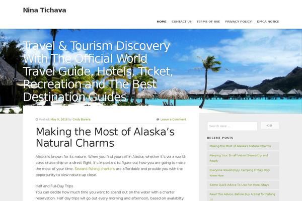 The Box theme site design template sample