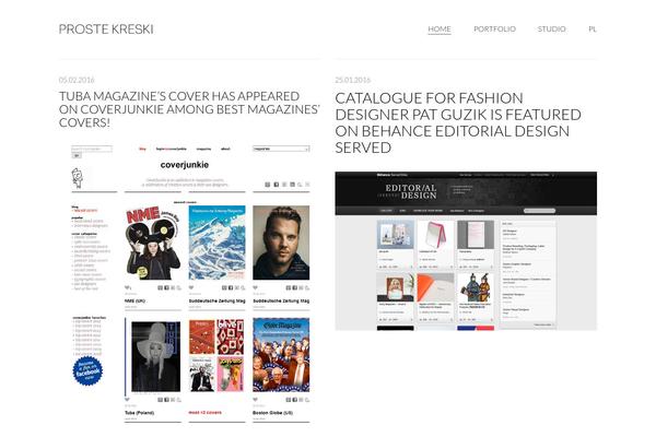 Crush theme site design template sample