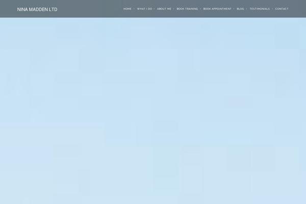 Brooklyn Child theme site design template sample