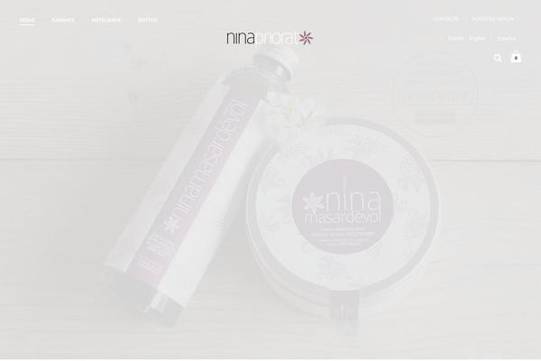 North theme site design template sample