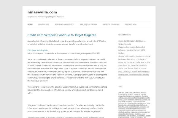 Site using Sociable plugin