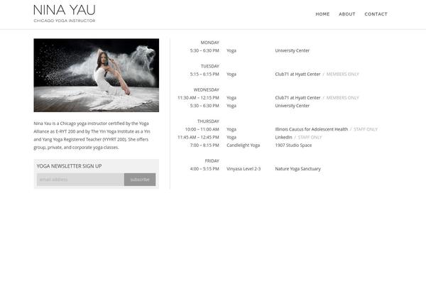 AccessPress Parallax theme site design template sample